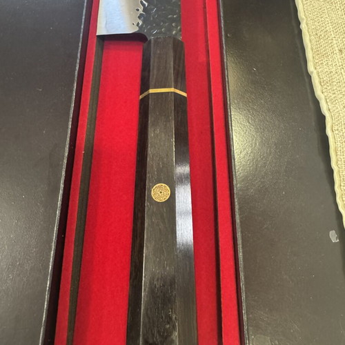 Gyoto knife 21cm new, forged 6 layers