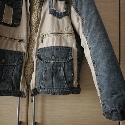 Diesel vintage men's denim jacket used, size L