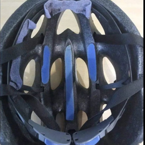 Bell bicycle helmet used with light wear