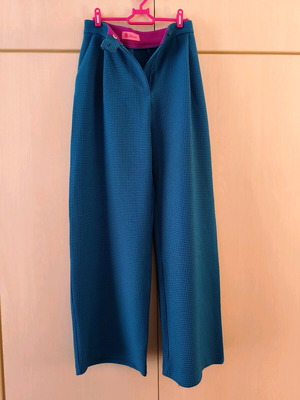 Karavan oversized παντελόνι FW 2024 καινούργιο, μπλε τιρκουάζ, μέγεθος S