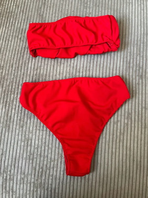 Bikini like new, red