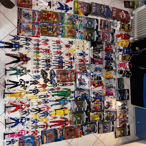 Power Ranger action figures used, lot bundle with all