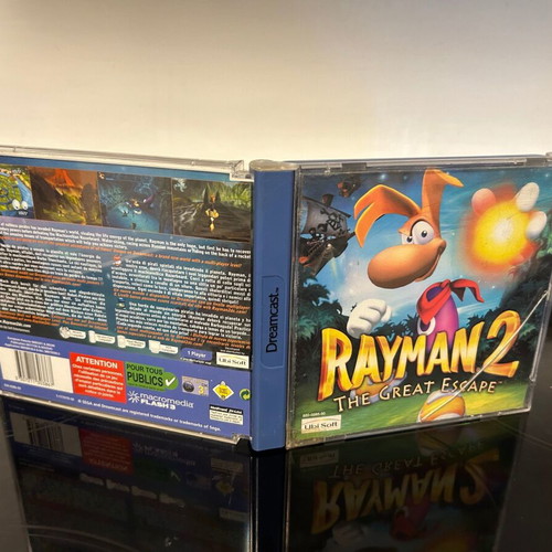 Rayman 2 Dreamcast game used with case damage