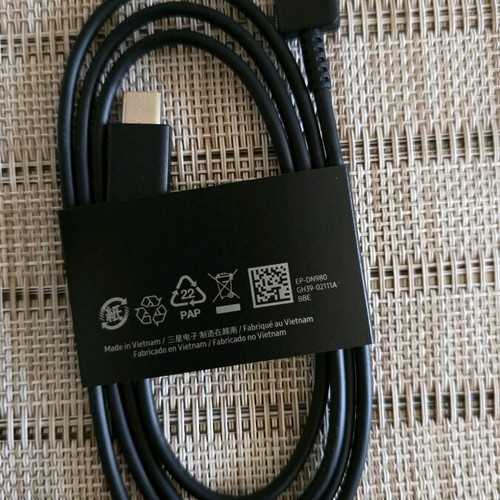 Samsung genuine USB-C to USB-C charging cable new, black