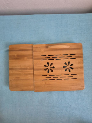 Wooden folding bamboo laptop and bed table