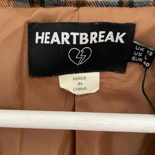Heartbreak London blazer new, size M-L, boyfriend fit