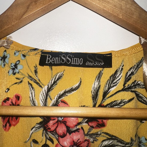 Benissimo Floral Kimono like new, one size, multicolor yellow