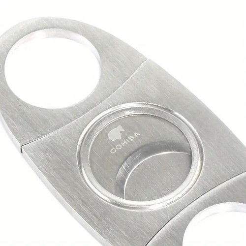 Cohiba Luxury Double Blade Stainless Steel Cigar Cutter in Box