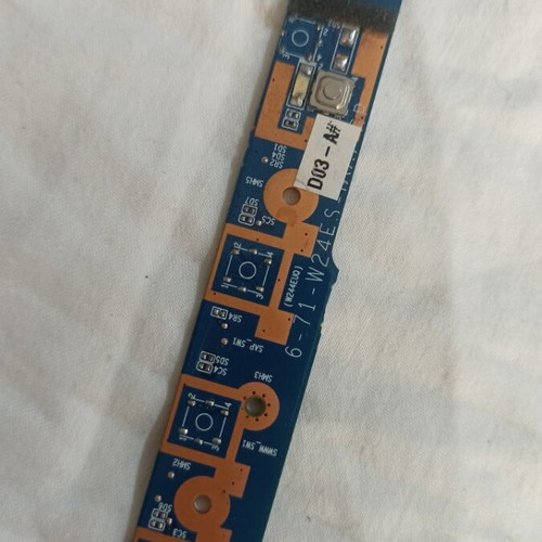 Turbo-X / Clevo Status LED Switch Button Board 6-71-W24ES