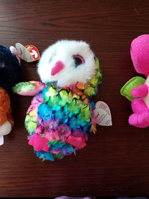 Ty Beanie Boos collection, 25 pieces with tags, plus 3 small hangers and fur ball