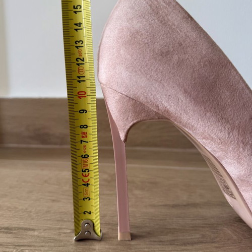 Tsoukalas Shoes Dusty Pink Nude Stiletto Pumps Like New, Size 40