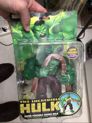 Super Poseable Savage Hulk The Incredible Hulk Classics φιγούρα καινούργια Marvel Legends 2004