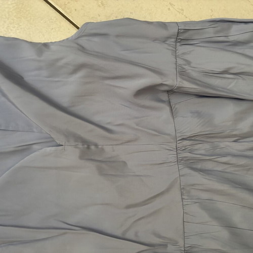 Mango long dress like new, blue relaxed fit with dark waist