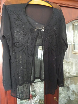 Ζακετάκι καινούργιο μέγεθος M/L, μαύρο