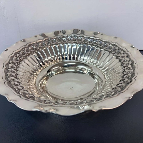 Silver vessel 925 new with hallmark, handmade decorative item