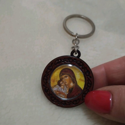 Keychain image new with Virgin Mary and Christ