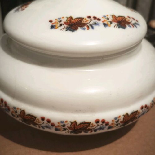 Vintage glass container used