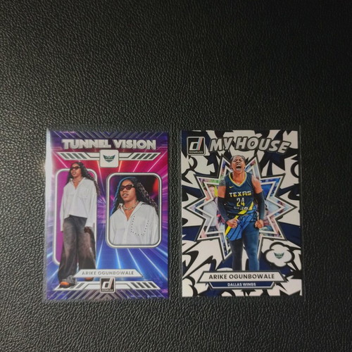 2025 Panini Donruss WNBA Arike Ogunbowale cards like new