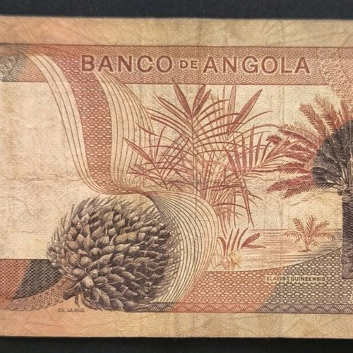 Portuguese Angola 100 Escudos 1972 used banknote