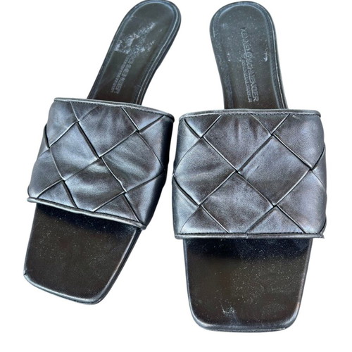 Kennel & Schmenge black slip on sandals used, genuine leather, size 40
