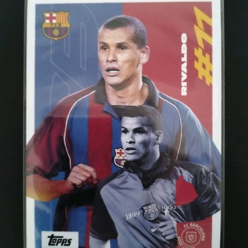 Rivaldo #11 First Goal Barcelona Topps 2024-2025 card new