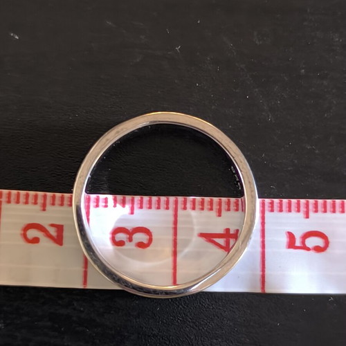 Silver 925 women's ring with meander motif
