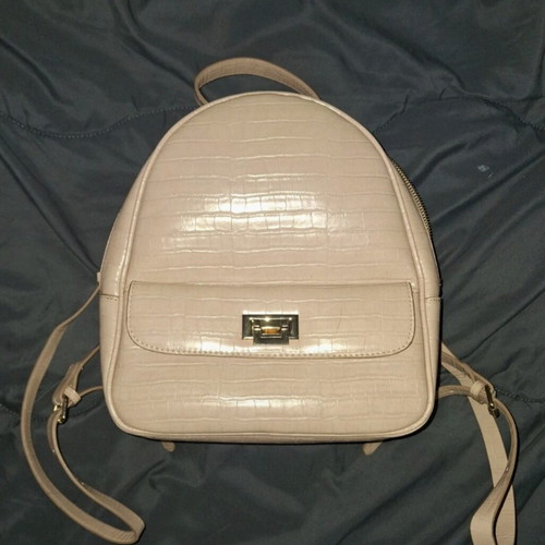 Zara backpack like new, beige