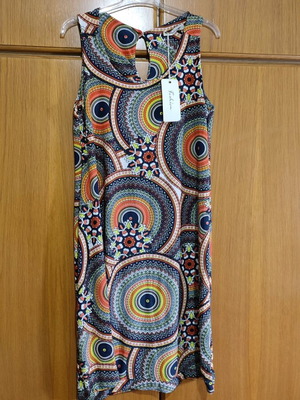 Summer dress new, colorful, one size