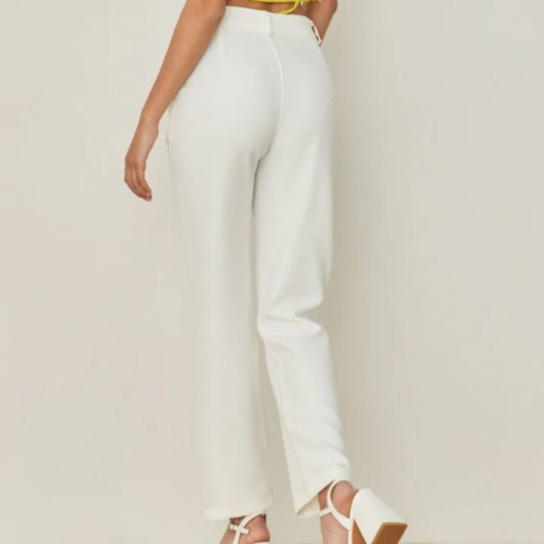 White office pants like new, midrise, size S 36 8