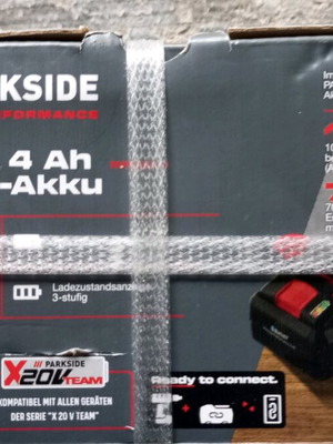 Μπαταρία Parkside Performance Smart 4Ah καινούργια με Bluetooth X 20V Team