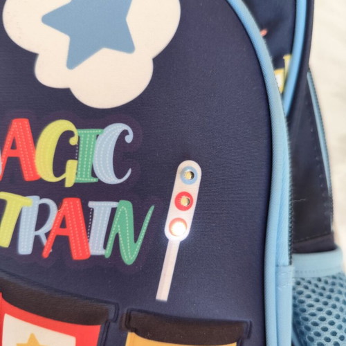 Must kindergarten backpack with train design