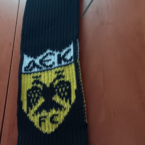 AEK knitted scarf, black