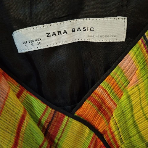 Zara dress multicolored like new, size S