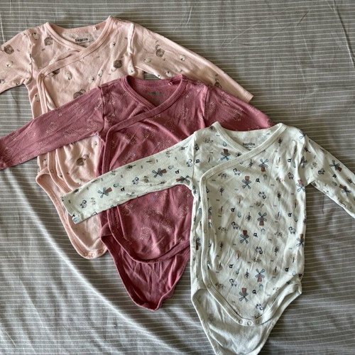 Lupillu baby bodysuits like new, pack of 3, 86/92cm
