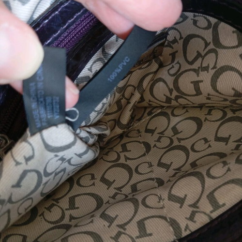 Guess shoulder bag used, purple, crossbody