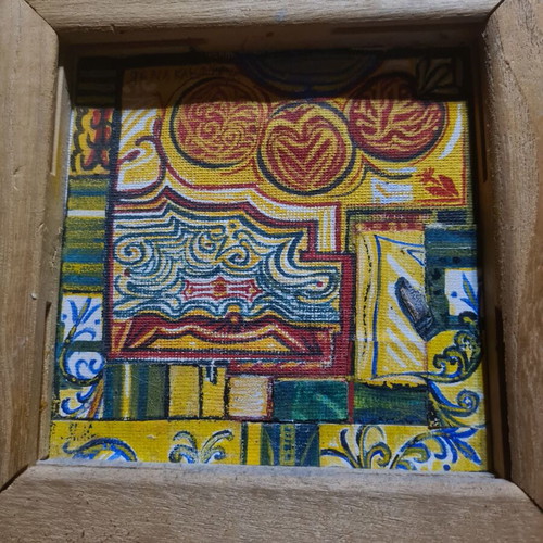 Painting by Lena Kakouri Vratits new 12×12 cm