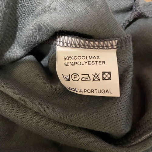 Remus Racing Tech Polo Shirt Quarter Zip Coolmax Performance Grey M like new