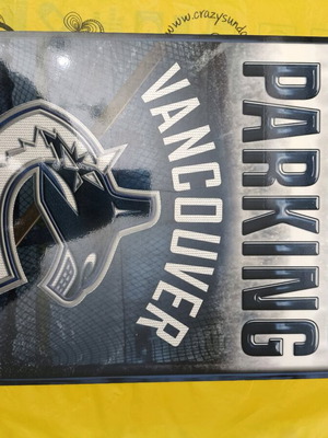Vancouver Canucks NHL large sign like new