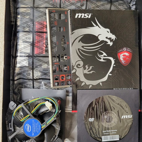 MSI Z97-G45 Gaming motherboard and Intel Core i7-4790 combo like new