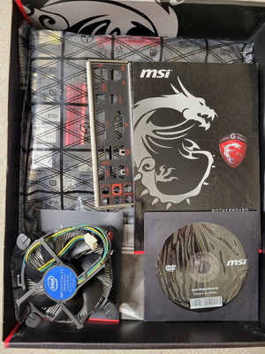 MSI Z97-G45 Gaming motherboard and Intel Core i7-4790 combo like new