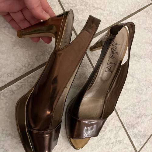 Strelli de Strelli brown heels 7-8 cm like new size 39