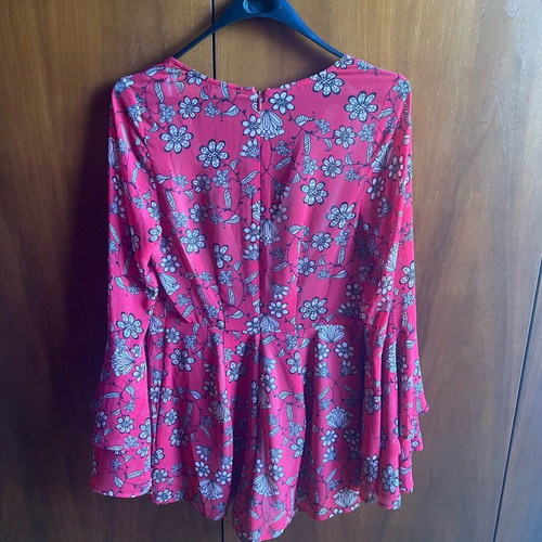 For Love & Lemons jumpsuit red like new, size S