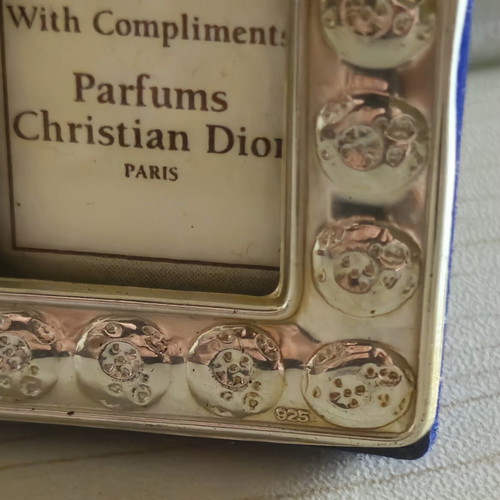 Christian Dior Silver Photo Frame 925 vintage, like new