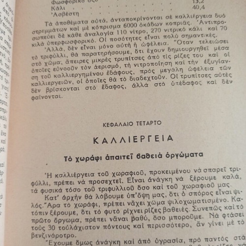Geoponiko Vivlio To Trifylli used agricultural book on alfalfa