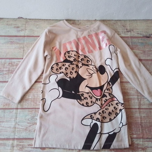 H&M Minnie Mouse kids shirt used, size 6/7