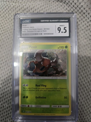 Pinsir Pokemon card new CGC 9.5