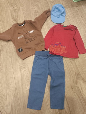 Ρούχα για αγόρι 2-3 ετών σαν καινούργιο, Benetton, H&M, Funky