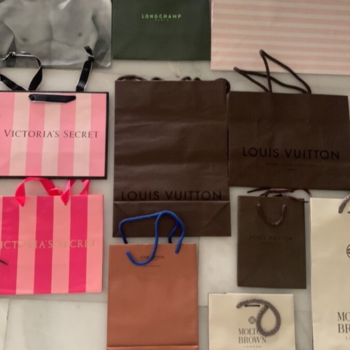 Branded transport bags used, sold as a set
