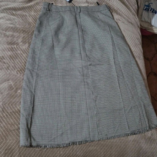 Toi&Moi midi checkered skirt XL new multicolor