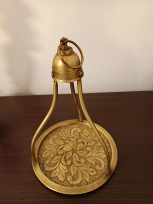 Brass coffee tray used